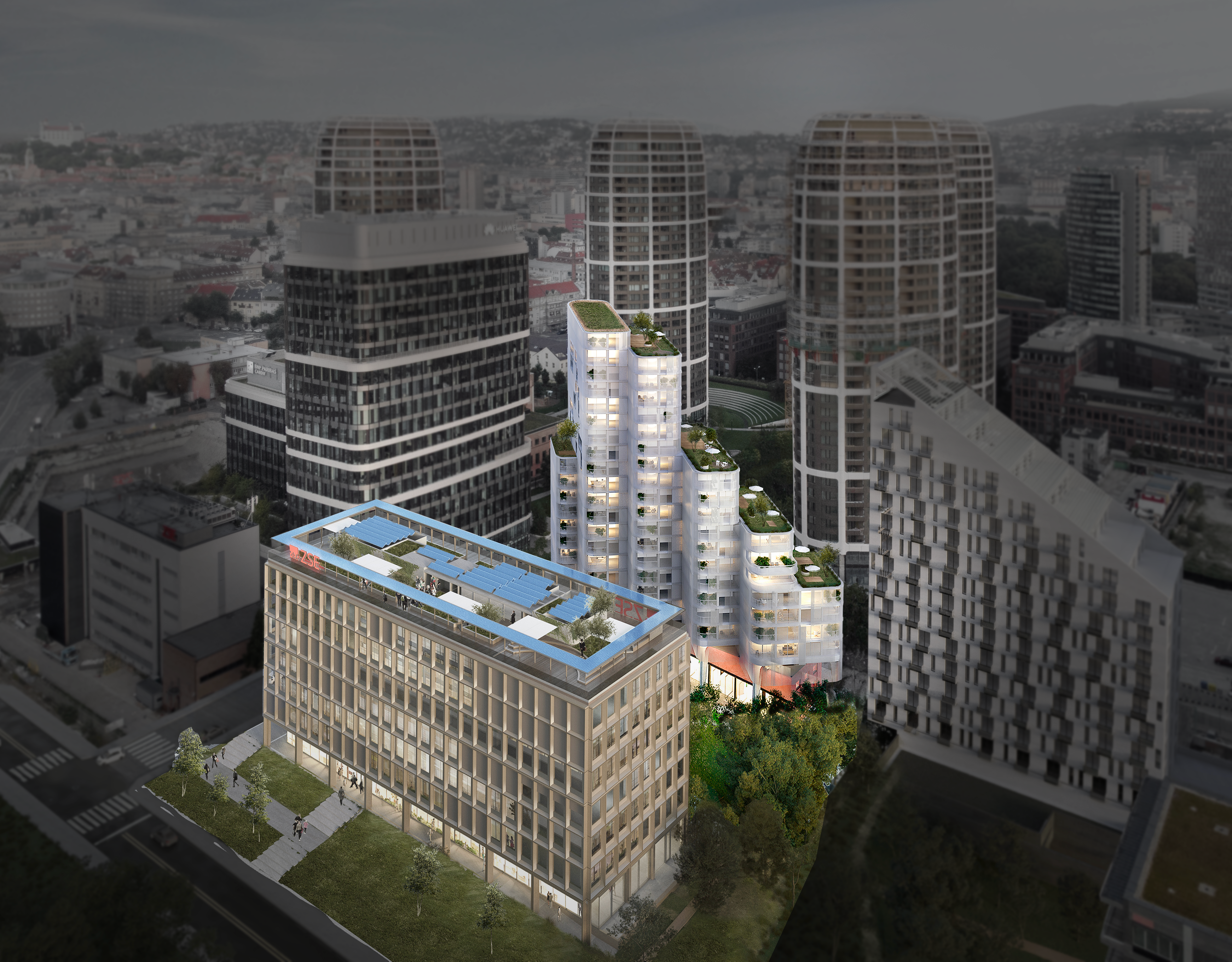 Výstavba novej bratislavskej centrály ZSE sa blíži. Konkurent má pripomienky, developer ho neinformoval