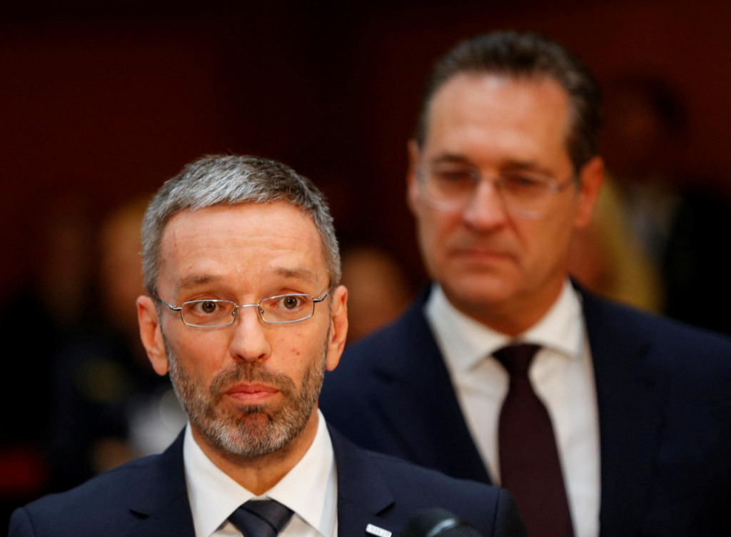 Šéf krajnej pravicovej strany Slobodná strana Rakúska (FPÖ) Herbert Kickl. FOTO: Reuters