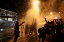 Protesty v Tbilisi. FOTO: Reuters