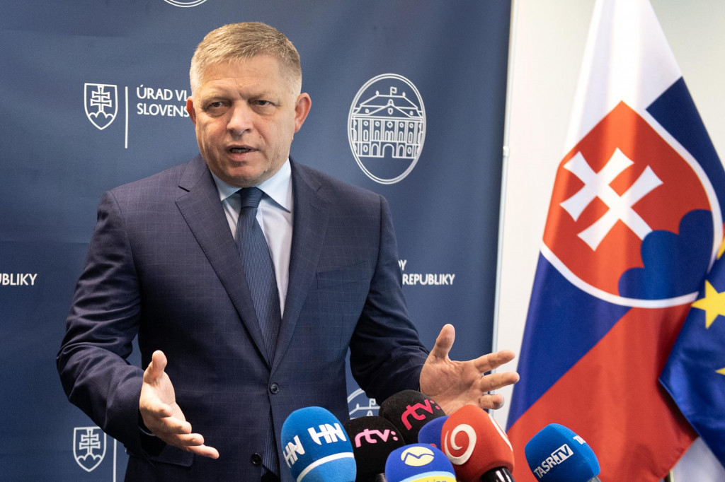 Predseda vlády Robert Fico. FOTO: TASR/Pavel Neubauer