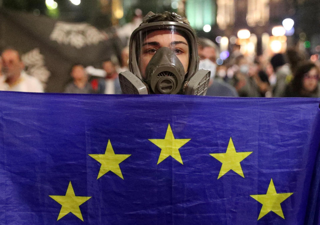 Kým Slovensko je v EÚ už 20 rokov, iné krajiny ako napríklad Gruzínsko sa o to zatiaľ márne snažia. FOTO: Reuters