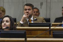 Poslanec parlamentu Samuel Migaľ (Hlas-SD). FOTO: TASR/Jaroslav Novák
