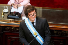 Argentínsky prezident Javier Milei. FOTO: Reuters