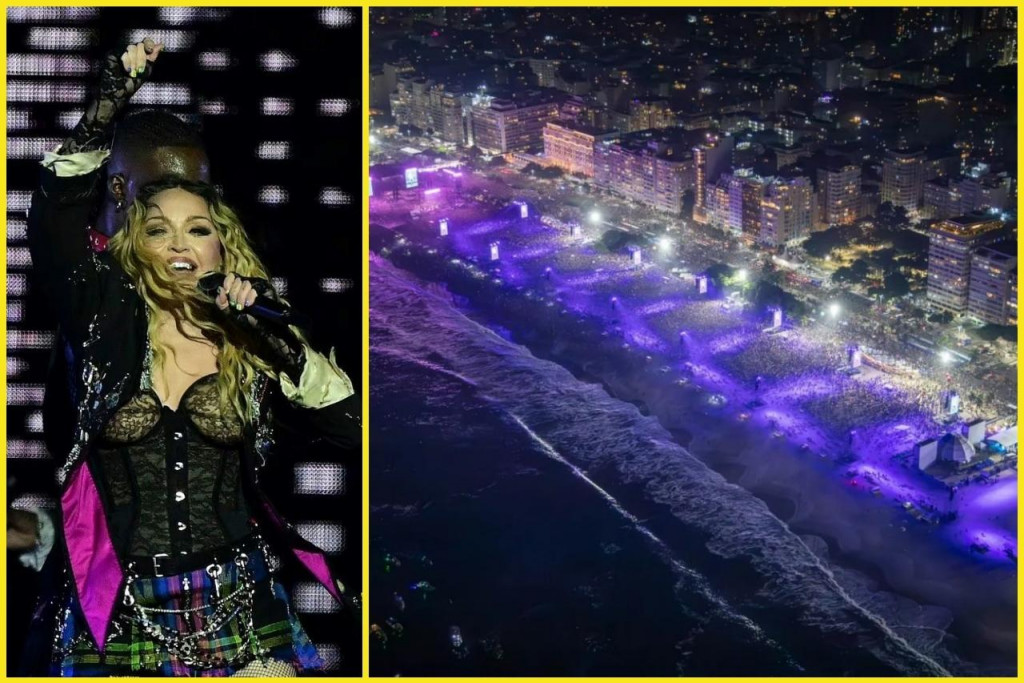 Bezplatný koncert Madonny pritiahol viac ako 1,5 milióna ľudí.