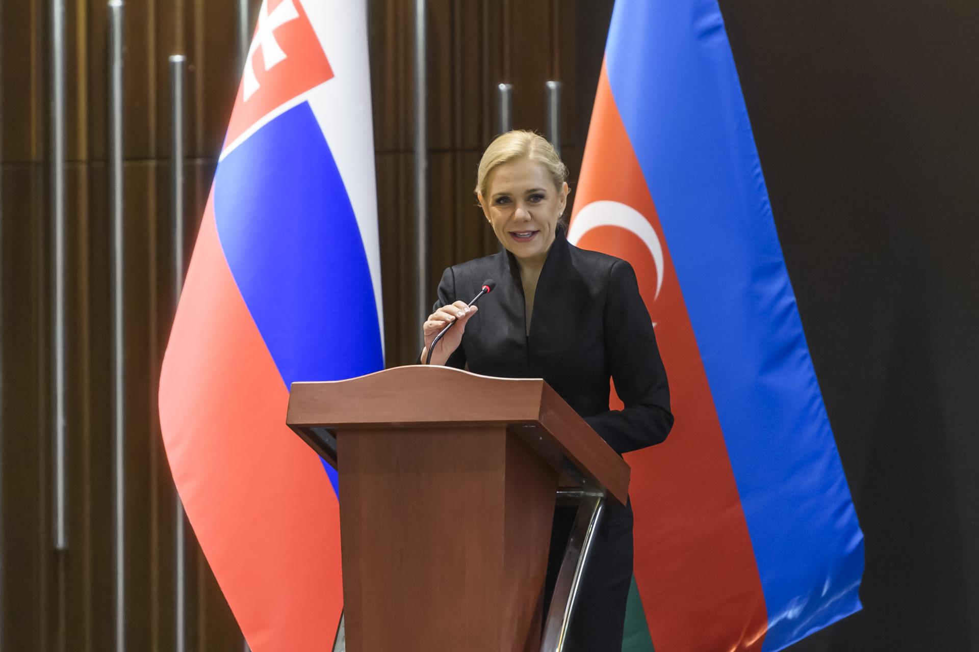 Saková hovorí o odstrihnutí sa od ruského plynu: Vyvinieme maximálne úsilie na dovoz z Azerbajdžanu