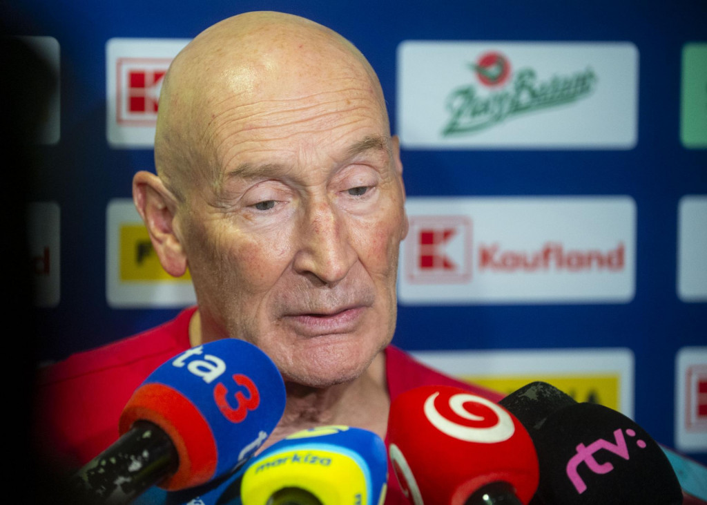 Tréner slovenskej hokejovej reprezentácie Craig Ramsay. FOTO: TASR/Jakub Kotian