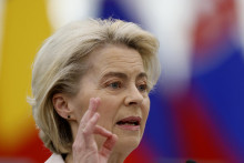 Predsedníčka Európskej komisie Ursula von der Leyenová. FOTO TASR/AP
