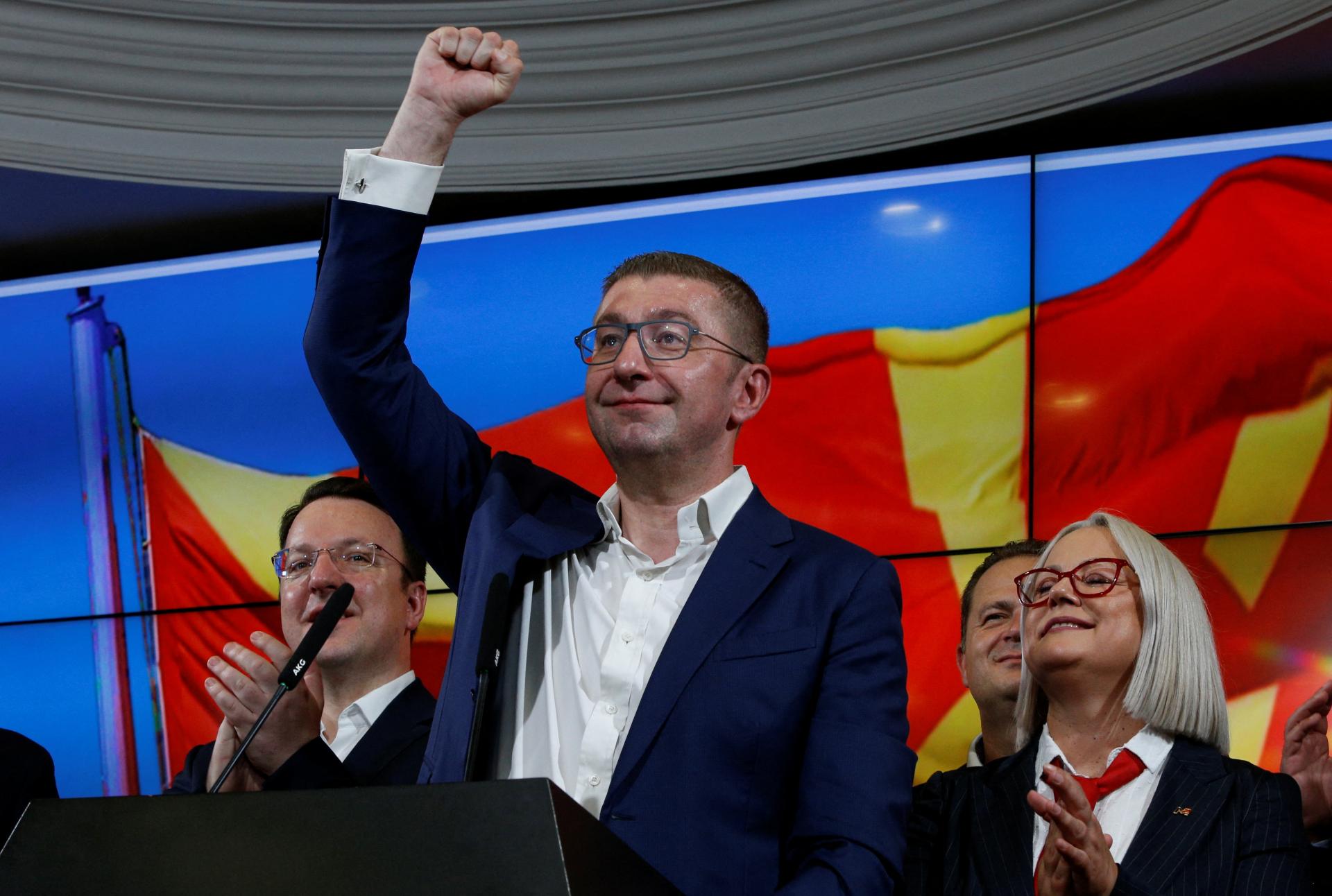 Pravicová opozícia v Severnom Macedónsku vyhrala voľby s výrazným náskokom