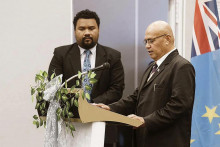 Premiér Tuvalu Feleti Teo. FOTO: TASR/AP
