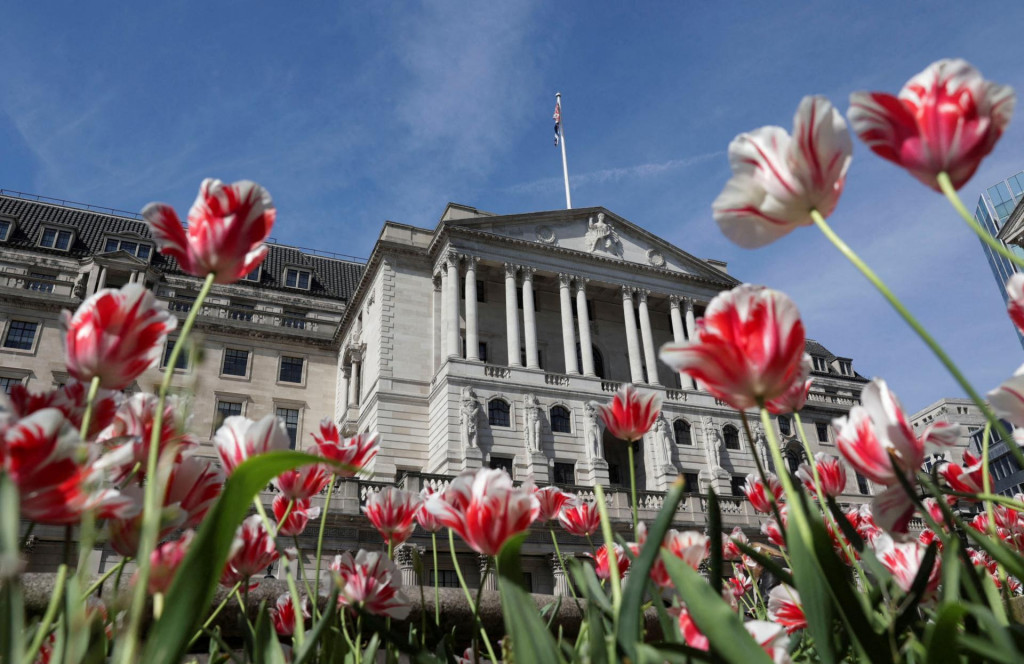Budova britskej centrálnej banky Bank of England. FOTO: REUTERS