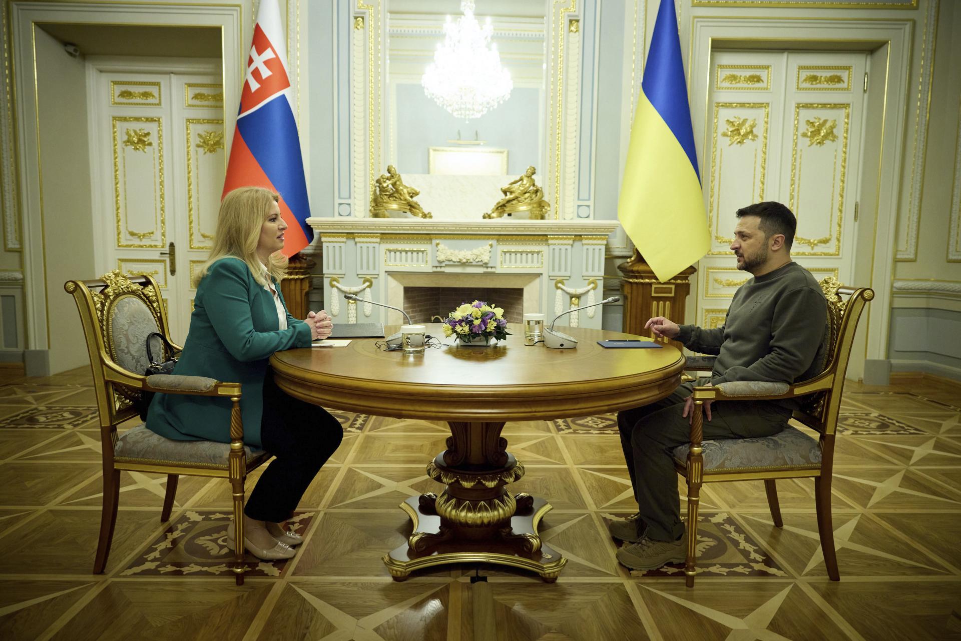 V núdzi spoznáš priateľa. Prezidentka v Kyjeve vyzdvihla pomoc Slovákov a nezlomnosť Ukrajincov