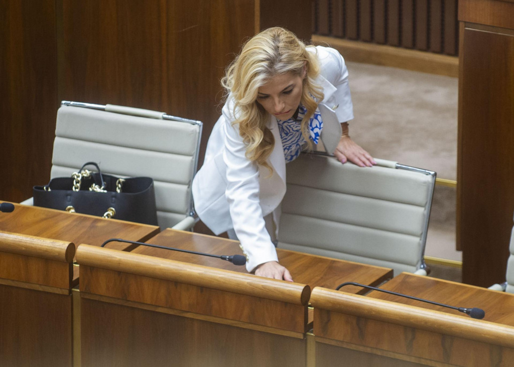 Ministerka kultúry SR Martina Šimkovičová. FOTO: TASR/Jakub Kotian