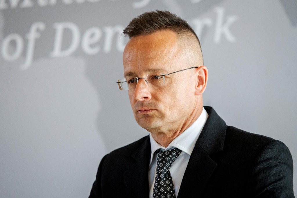 Maďarský minister zahraničných vecí Péter Szijjártó. FOTO: Reuters