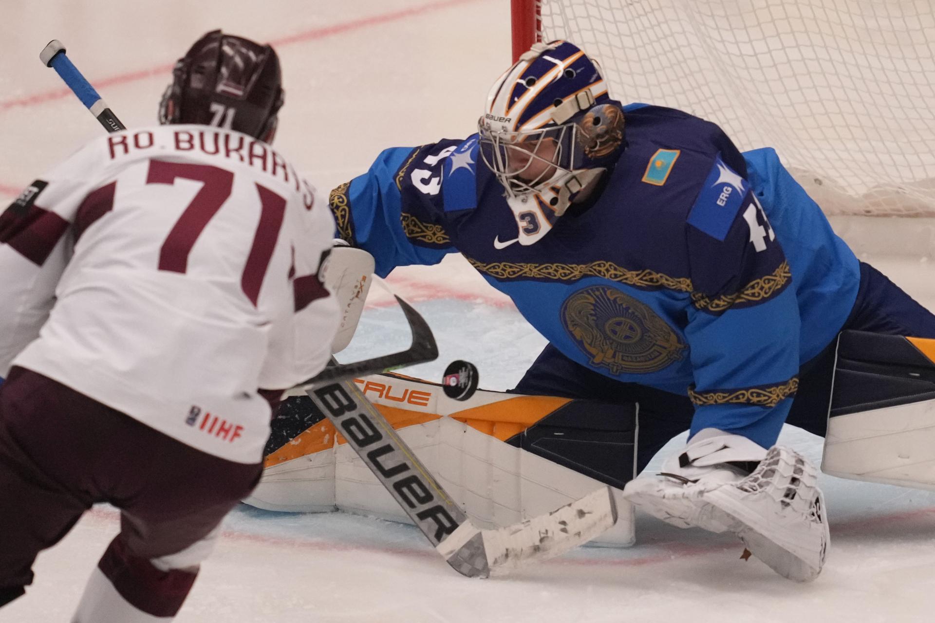 MS v hokeji: Lotyši zdolali Kazachstan, v stredu ich čaká zápas s Nemeckom