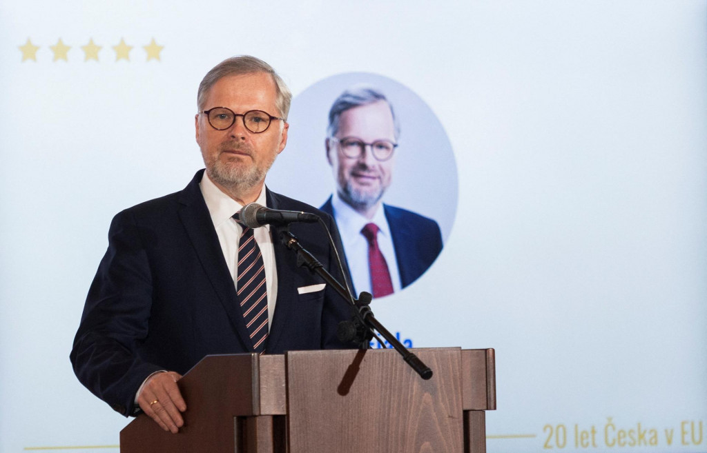 Český premiér Petr Fiala. FOTO: REUTERS