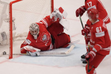 Poľsk&iacute; hokejisti. FOTO: TASR/AP