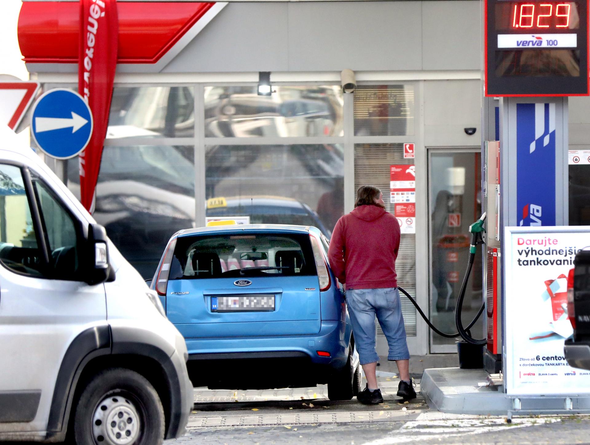 Ceny benzínov a nafty klesli, boli najnižšie za posledné týždne