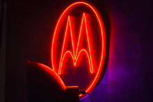 Logo spoločnosti Motorola FOTO: HN/Patrik Koreň
