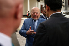 Hlavný prokurátor Medzinárodného trestného súdu Karim Khan. FOTO: REUTERS