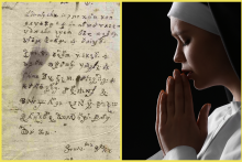 Preložili záhadný list napísaný posadnutou mníškou.