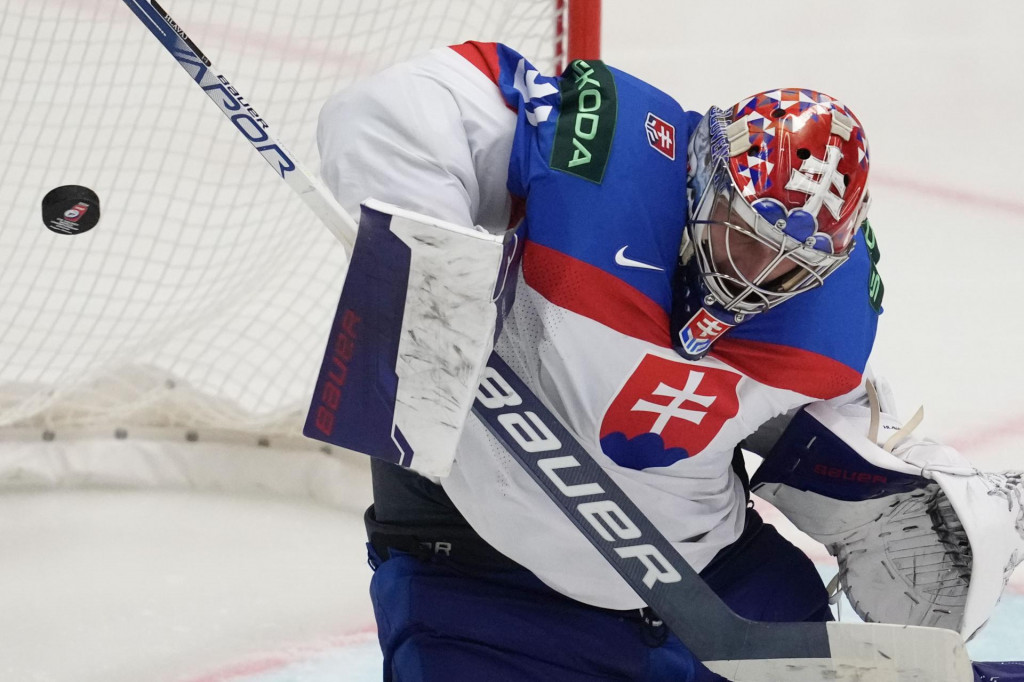 Slovenský brankár Samuel Hlavaj. FOTO: TASR/AP