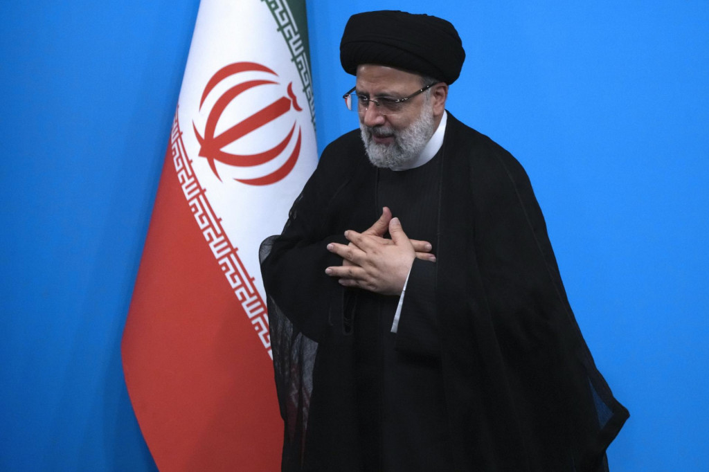 Iránsky prezident Ebráhím Raísí. FOTO: TASR/AP
