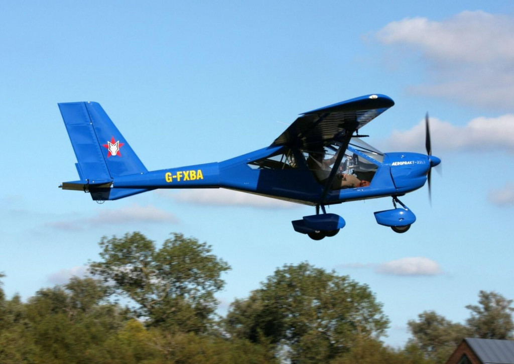 Športové lietadlo Aeroprakt A-22 Ukrajinci prestavali na nástroj skazy. FOTO: Profimedia