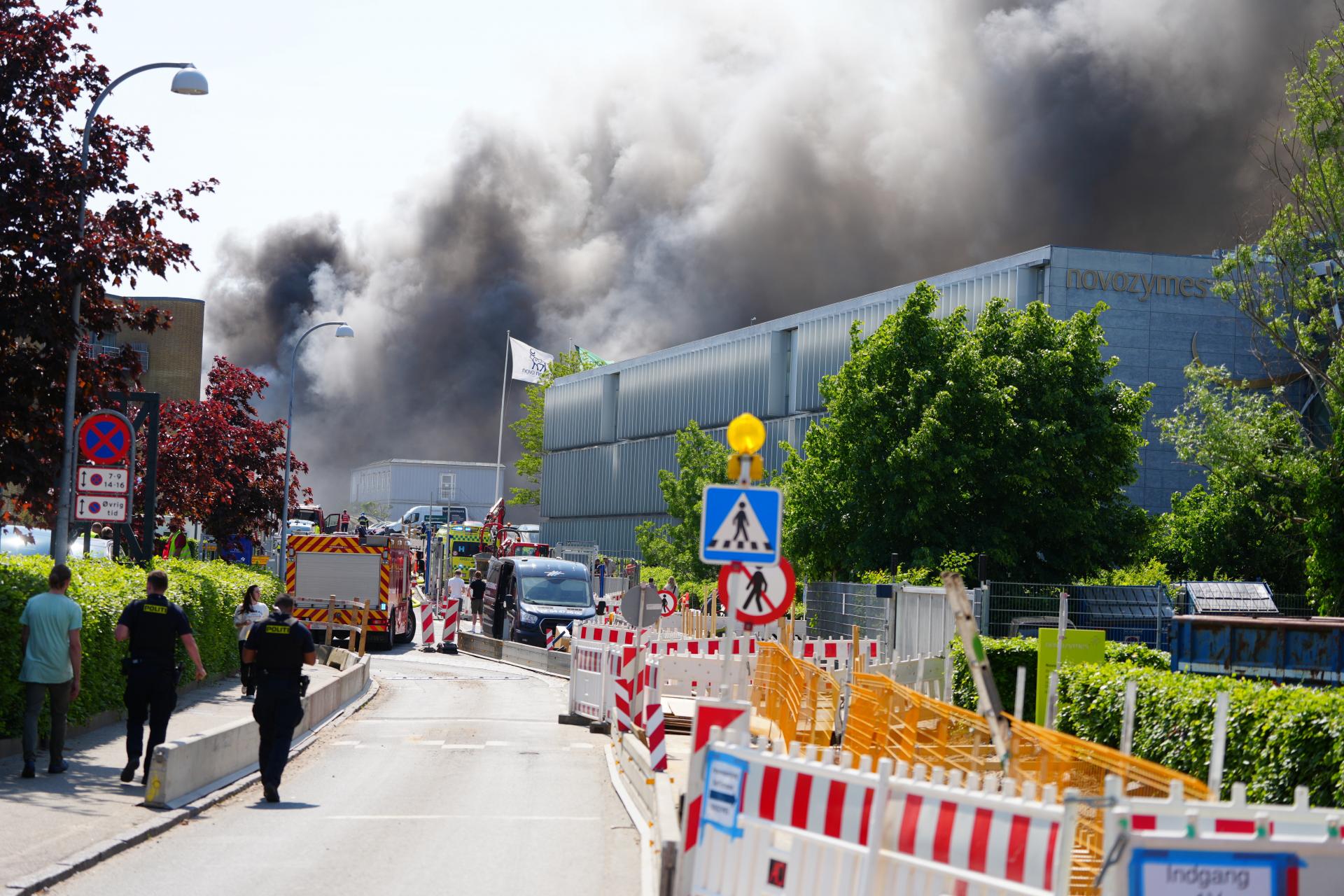 V kanceláriách farmaceutickej firmy Novo Nordisk pri Kodani vypukol rozsiahly požiar