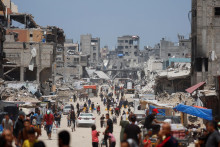 Pásmo Gazy sa zmenilo na vojnovú zónu. FOTO: Reuters