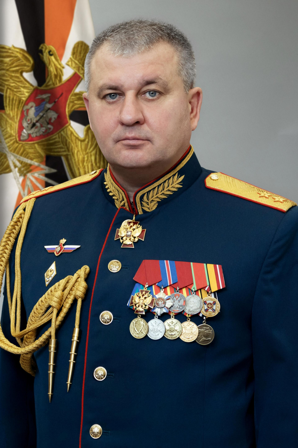 Šéf komunikačného riaditeľstva ruských ozbrojených síl a zástupca náčelníka ich generálneho štábu generálporučík Vadim Šamarin. FOTO: Reuters