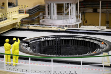 Reaktor v Mochovciach. FOTO: REUTERS/Radovan Stoklasa