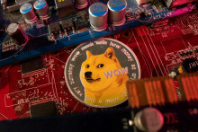 Kryptomena Dogecoin. FOTO: Reuters