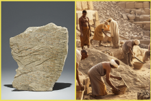 Staroveká egyptská tabuľka odhalila výhovorky robotníkov, prečo neprišli do práce.