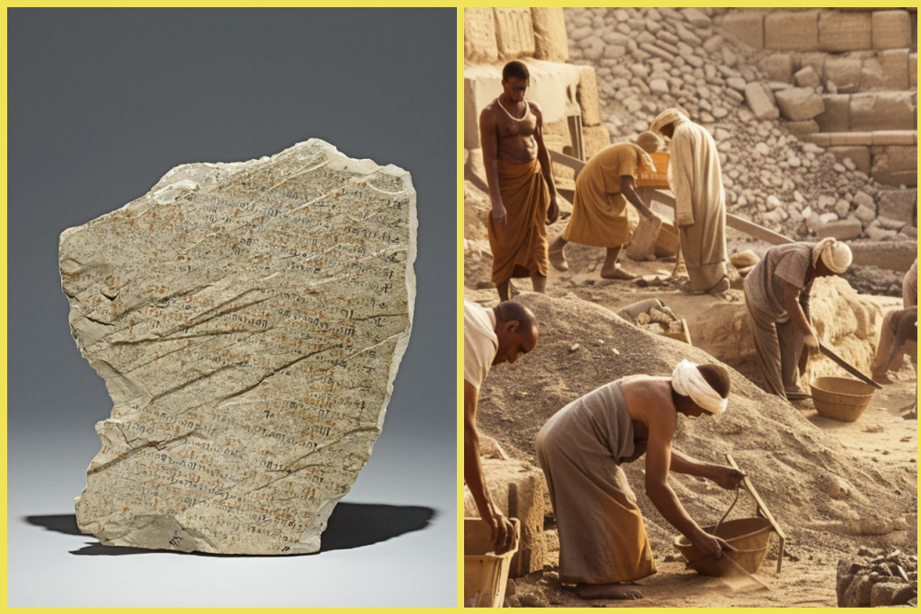 Staroveká egyptská tabuľka odhalila výhovorky robotníkov, prečo neprišli do práce.