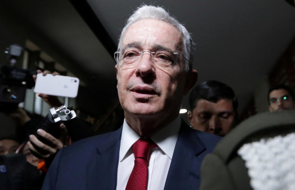 Kolumbijský bývalý prezident Álvaro Uribe. FOTO: Reuters