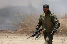 Izraelský vojak. FOTO: Reuters