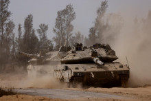 Izraelský tank. FOTO: Reuters