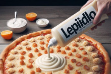 Lepidlo na pizzi spoľahlivo pridrží syr. Nie, naozaj to neskúšajte. FOTO: Technet.cz/Copilot Designer