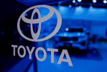 Logo japonskej automobilky Toyota. FOTO: Reuters
