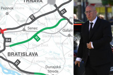 Minister dopravy Jozef Ráž zvažuje alternatívnu diaľnicu z Bratislavy do Nitry. FOTO: TASR/koláž HN