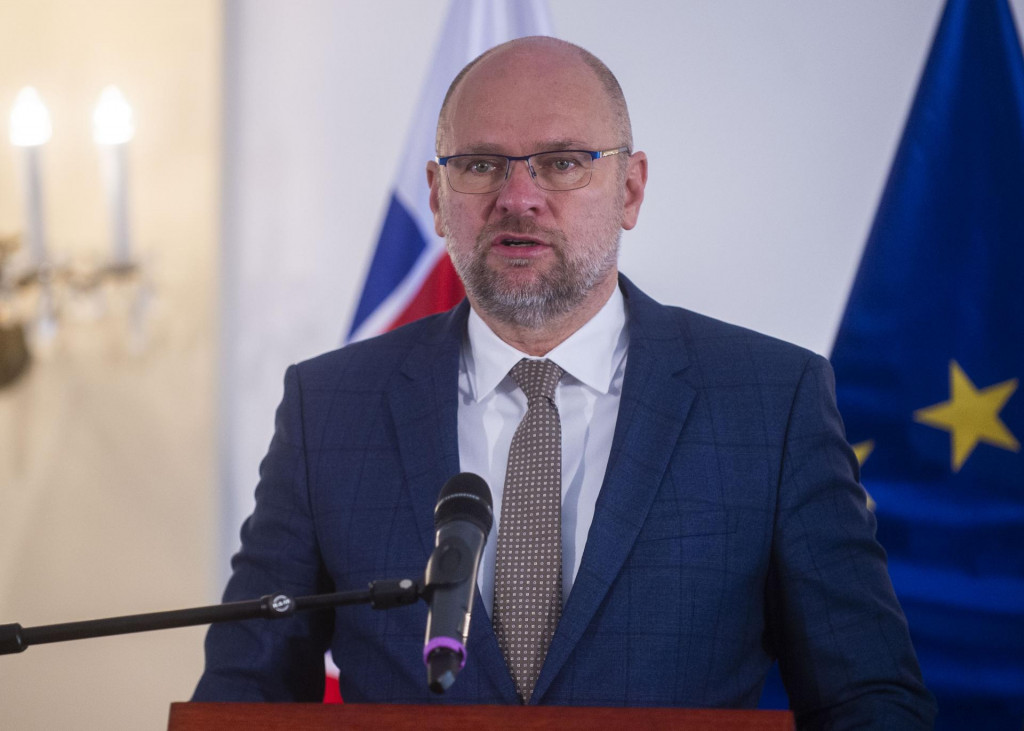 L&iacute;der eurokandid&aacute;tky SaS Richard Sul&iacute;k. FOTO: TASR/Jakub Kotian