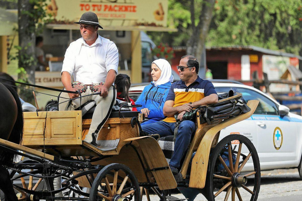 Arabskí turisti v Zakopanom