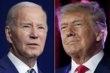 Americký prezident Joe Biden a (vpravo) bývalý americký prezident Donald Trump. FOTO: TASR/AP