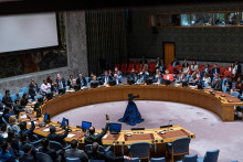Členovia Bezpečnostnej rady Organizácie Spojených národov. FOTO: Reuters