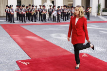 Talianska premiérka Giorgia Meloniová. FOTO: TASR/AP