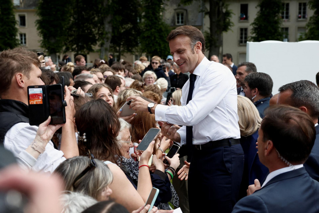 Francúzsky prezident Emmanuel Macron. FOTO: REUTERS