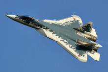 Su-57 je najvyspelejšie ruské nadzvukové bojové lietadlo piatej generácie. FOTO: Wikimedia Commons