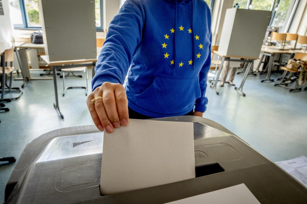 O zastúpenie v EP prišla napríklad opozičná strana Sloboda a Solidarita (SaS), ako aj hnutie Slovensko expremiéra Igora Matoviča. FOTO: TASR/AP