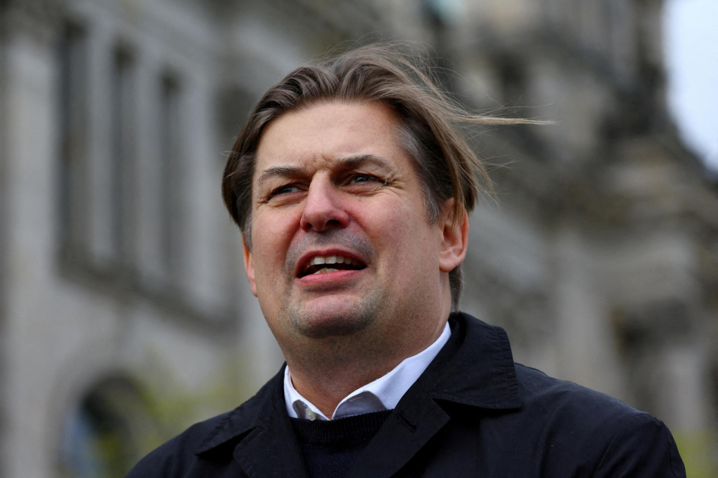 Líder kandidátky pravicovo populistickej Alternatívy pre Nemecko a europoslanec Maximilian Krah. FOTO: Reuters