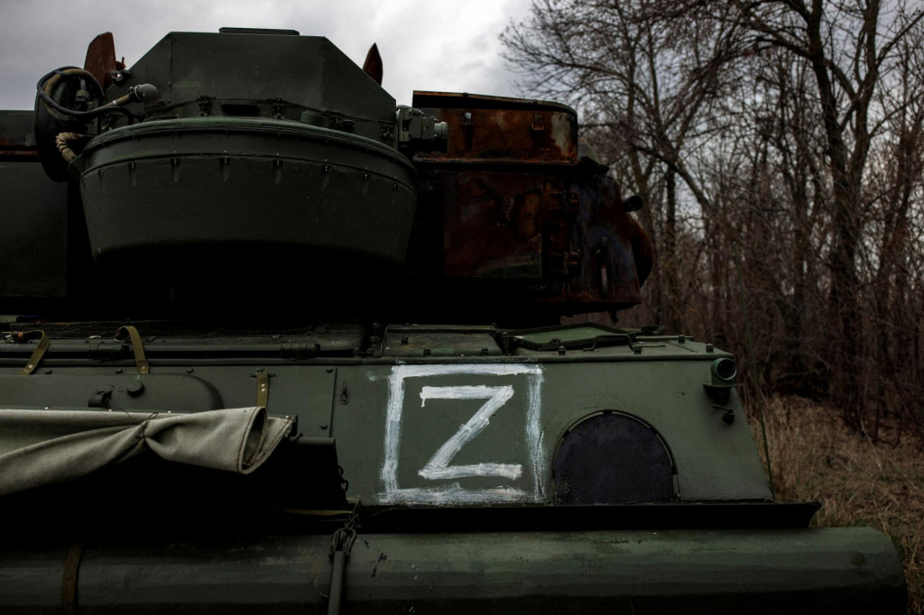 Ruský tank. FOTO: Reuters